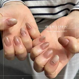 ネイル SAKU  nail[サクネイル]所属・SAKU nail 作島茜のネイルデザイン