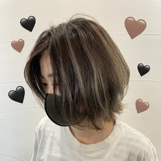 ミディアム 韓国ヘア特化 💟 ララア 💟のヘアスタイル
