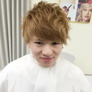 カラー メンズ sato yoのヘアスタイル