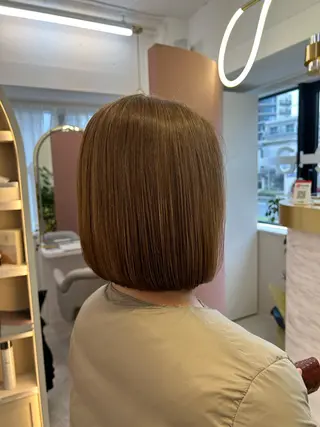 ミディアム カラー 佐合 梨花 / ｅａｕ〈オー〉のヘアスタイル