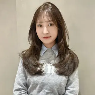 ロング カラー ヘアアレンジ 大野 海輔のヘアスタイル