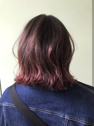 ミディアム GO TODAY SHAIRE SALON所属・miu （ミユ）のヘアスタイル