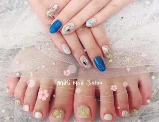 ネイル MiKi Nai池袋 長さだし得意のネイルデザイン