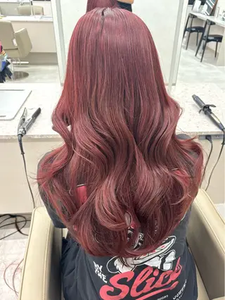 ロング カラー 流行りのレイヤーカッ ト得意💟akariのヘアスタイル