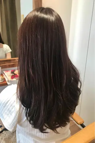 ロング カラー ヘアアレンジ 骨格診断🍒似合わせ ヘア🍒宮澤瑞穂のヘアスタイル