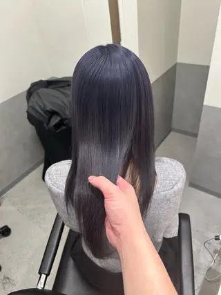 ロング カラー ヘアアレンジ EMANON池袋3rd所属・ブリーチなしカラー｜ なおき｜池袋美容師のヘアスタイル