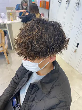 パーマ メンズ 新宿【メンズパーマ】 塩澤太一のヘアスタイル