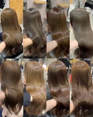 ロング カラー 宮本 優のヘアスタイル