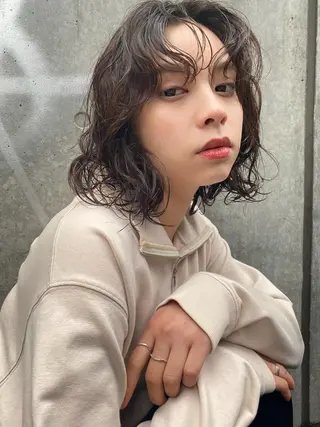 パーマ ナチュラル大人っぽい スタイル　MAORIのヘアスタイル