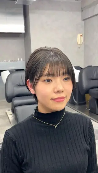 ショート カラー パーマ ヘアアレンジ メンズ キッズ ネイル マツエク・マツパ アイブロウ GO TODAY SHAiRE SALON所属・大人スタイル 太田のヘアスタイル