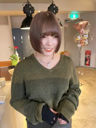 ショート カラー ブリーチ矯正/ ブリーチ特化mikaのヘアスタイル