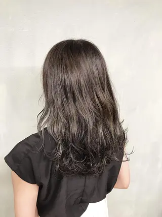 セミロング カラー パーマ ヘアアレンジ メンズ キッズ Le Reve (ルレーブ所属・kobayashi $hogoのヘアスタイル