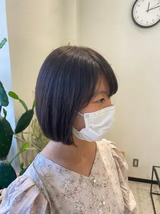 ミディアム Misaki ║ツヤカラーのヘアスタイル