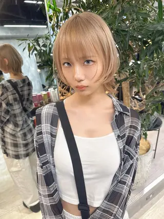 ショート カラー ♡ハッシュカット/ レイヤー/yucoのヘアスタイル