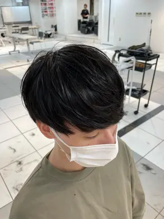 ショート メンズ 🐬脱白髪染めカラー 清水大世🐬のヘアスタイル