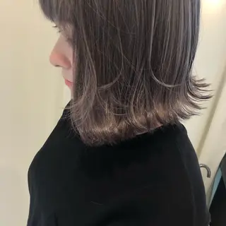 ミディアム 韓国風ヘア♡ runaのヘアスタイル