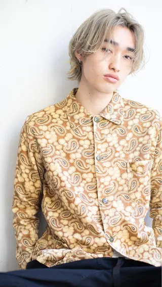 メンズ 🌈圧倒的デザイン パーマ　関和希のヘアスタイル