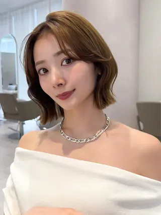 ミディアム 💫タンバルモリ・ 韓国ボブ💫小川愛誠のヘアスタイル