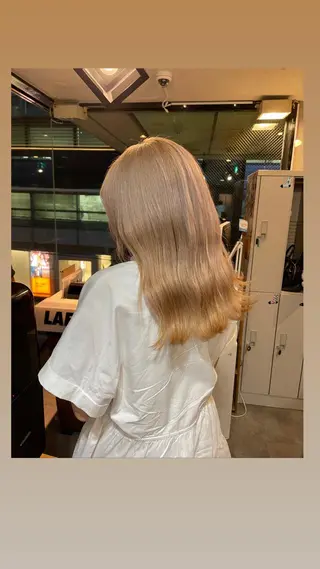 ミディアム 下妻 カラーエクステ難波のヘアスタイル