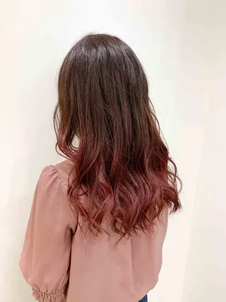 ロング 縮毛矯正/髪質改善 /韓国風　山川春輝のヘアスタイル