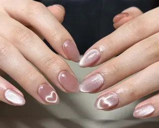 ネイル By moonネイル 🌷ワンホン/韓国風のネイルデザイン