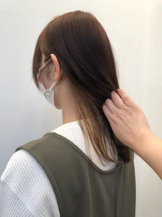 カラー Ruang所属・ツノガイ エリのヘアスタイル
