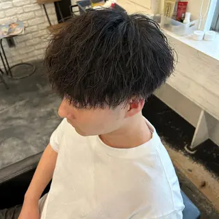 ショート パーマ メンズ B TECH by Zen【ビーテックバイゼン】所属・メンズパーマ/京都駅 /メンズ/奥村航平のヘアスタイル