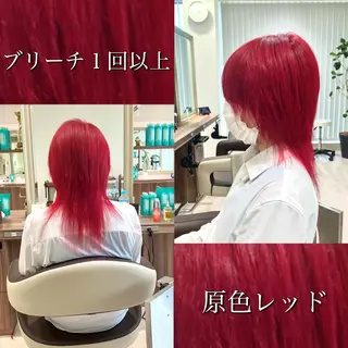 ロング カラー Re:st所属・Miyavi/カラー ショートボブのヘアスタイル