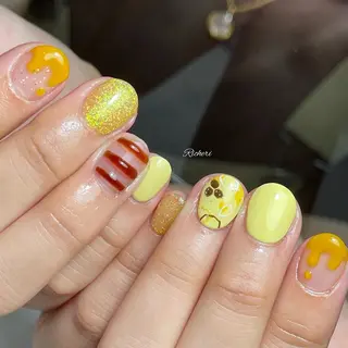 ミディアム ネイル richeri beautyのネイルデザイン