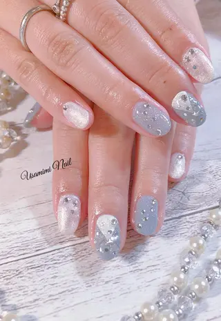 ミディアム ネイル USAMiMi 🐰💕のネイルデザイン