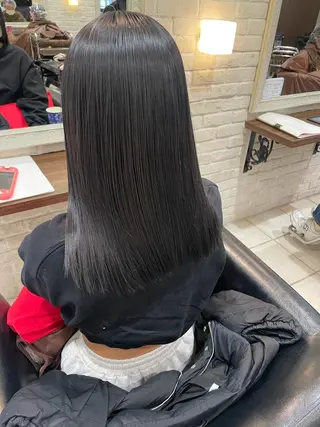 ロング 韓国風ヘア♡ runaのヘアスタイル