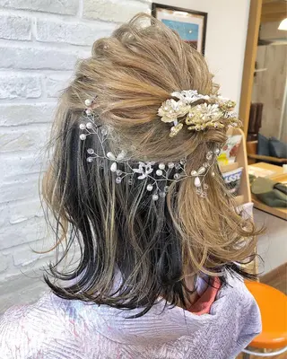 ショート カラー ヘアアレンジ 遠藤 拓馬のヘアスタイル