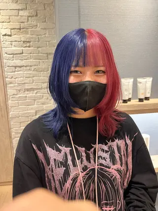 セミロング カラー セジールヘアメゾン所属・韓国レイヤー/透明感 カラー🐈曾根高のヘアスタイル