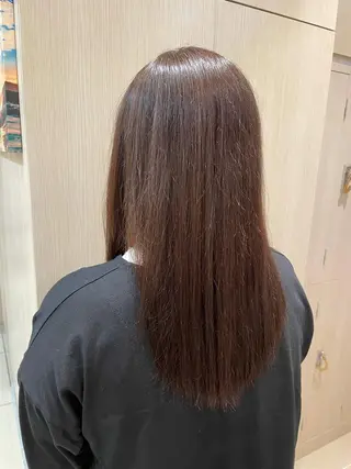 ロング パーマ 韓国ヘアメイク🎀/ 縮毛矯正✨山本媛香のヘアスタイル