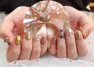 カラー ネイル Q Free nailsのネイルデザイン