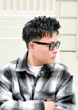 ショート メンズ DAD　BARBERSHOP所属・三宮メンズカット ヨシイッキのヘアスタイル