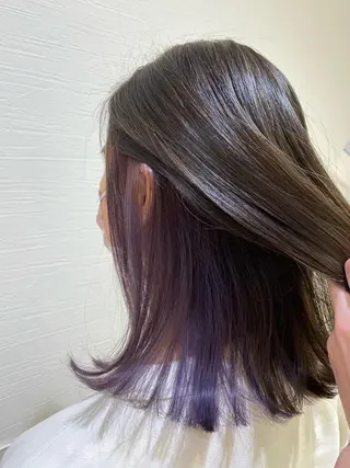 ミディアム カラー ナチュラル艶カラー 🤎maoのヘアスタイル
