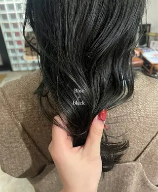 ミディアム カラー ヘアアレンジ MARIO HAIR DESIGN所属・艶カラー/カット 🌒Ameriのヘアスタイル