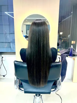 ロング 菅 未祐のヘアスタイル