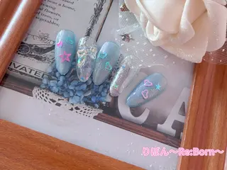 ミディアム りぼん Re:Bonrのネイルデザイン