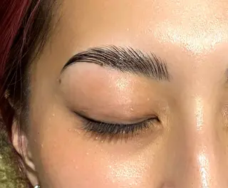 アイブロウ アイブロウ&マツパ カラーモデルまなみのマツエク・マツパデザイン