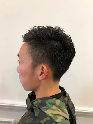 パーマ メンズ ひろせ かなのヘアスタイル