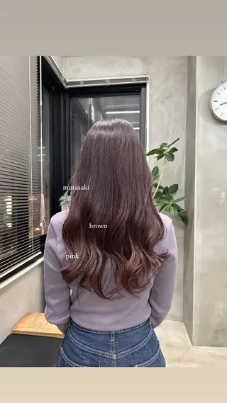カラー taoka ayaのヘアスタイル