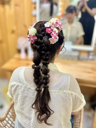 ヘアアレンジ 植木 萌恵のヘアスタイル