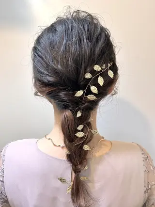 ヘアアレンジ 🤍ヘアセット.ヘア アレンジ湯山詩織🤍のヘアスタイル