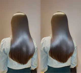 ロング youres hair髪質改善トリートメント＆ヘッドスパ日吉店所属・日吉/髪質改善× 艶カラー/ 永田颯のヘアスタイル