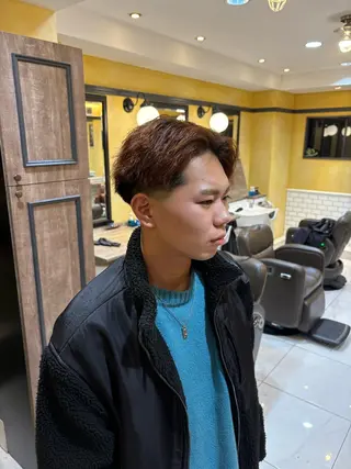 ショート Groomers Tokyo所属・大山慧也/メンズ/ フェード/バーバーのヘアスタイル