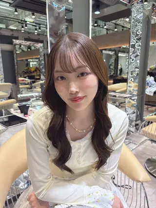 セミロング 顔周りレイヤーカット /髪質改善/ゆう🤍のヘアスタイル