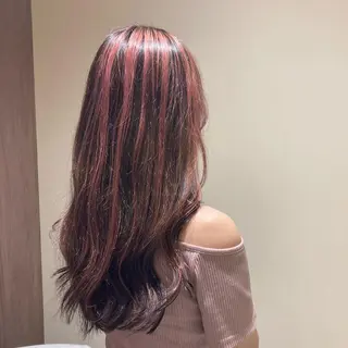 ロング カラー 野村 ゆいのヘアスタイル