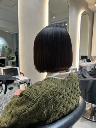 ショート カラー 🩶sayumi🩶 ボブ/美髪矯正/柏のヘアスタイル